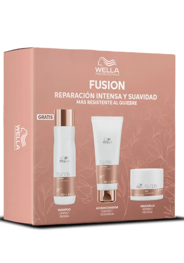Pack Wella Fusion Shampoo + Acondicionador + Tratamiento