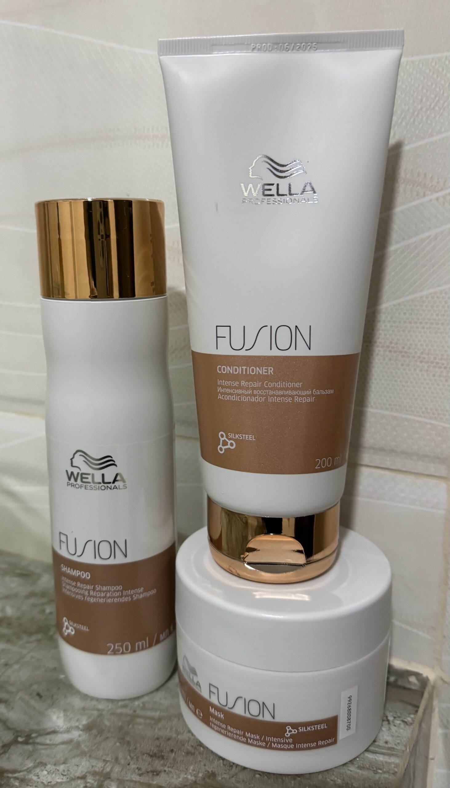 Pack Wella Fusion Shampoo + Acondicionador + Tratamiento